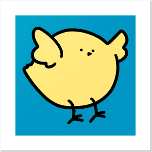 Flying Fat Bird Posters and Art